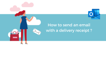 How to send an email with a delivery receipt ?